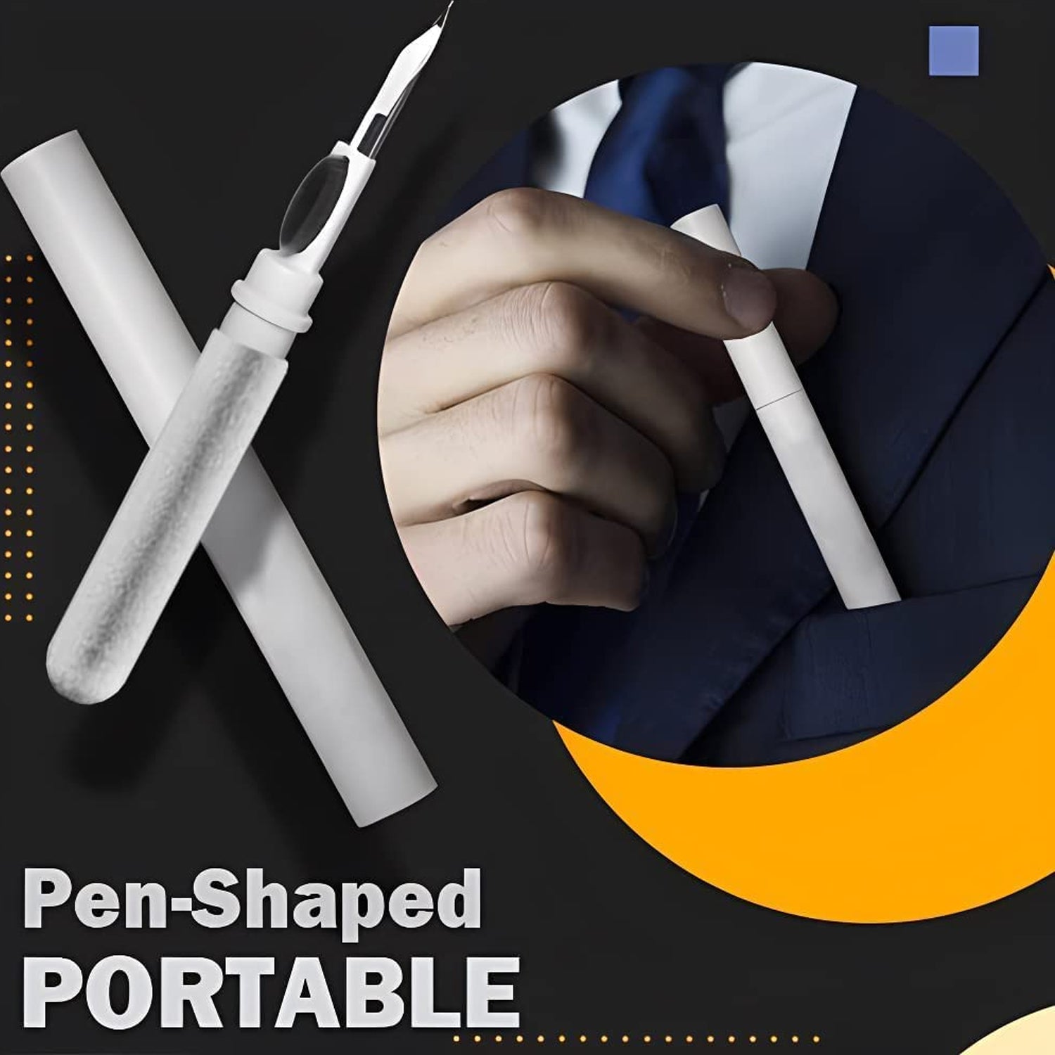 6188 3 In 1 Earbuds Cleaning Pen For Cleaning Of Ear Buds And Ear Phones Easily Without Having Any Damage. DeoDap 6188 3 In 1 Earbuds Cleaning Pen For Cleaning Of Ear Buds And Ear Phones Easily Without Having Any Damage. DeoDap